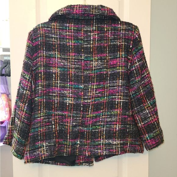 Cartise Plaid Tweed Jacket - Picture 9 of 10